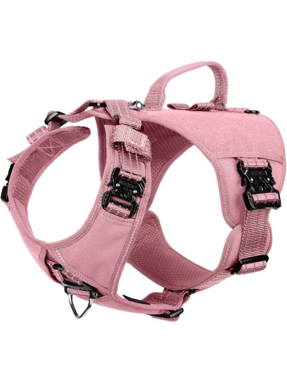 Adjustable No-Pull Tactical Dog Harness for Large Breeds - Quick-Moving Vest